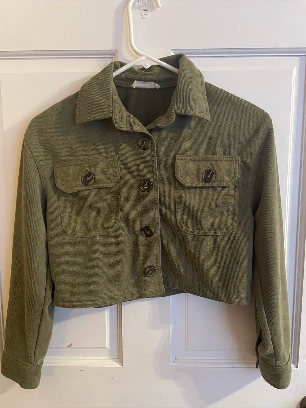 Green/Olive Jean Jacket